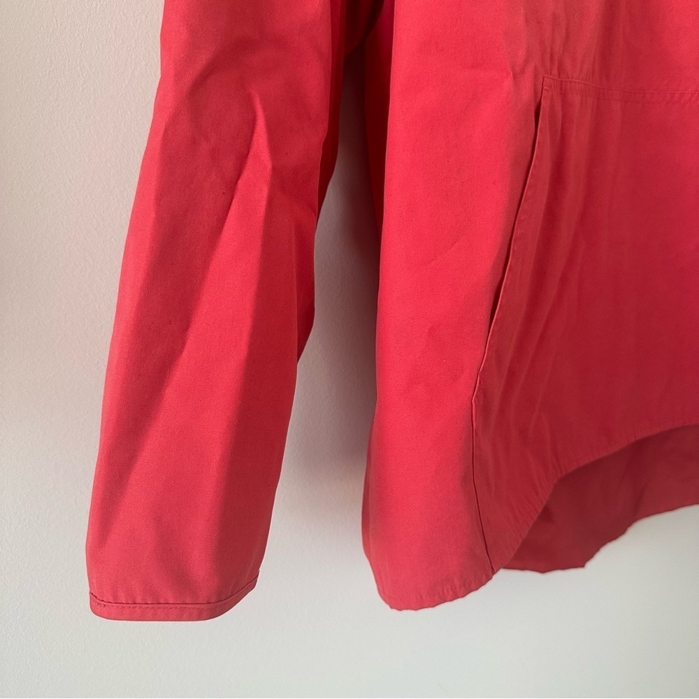 Women’s Vintage Windbreaker Rain Jacket Quarter Zip Casual Corner Annex Pink VTG - Picture 3 of 11